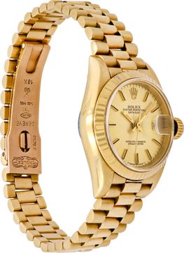 Rolex Ladies datejust "President"  in 18k yellow gold