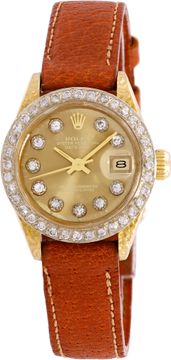 Rolex Datejust 6917 18k Yellow Gold Champagne dial 26mm Automatic watch Rolex Datejust 26mm 6917 Ladies Watch Collection
