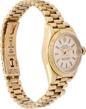 Rolex Datejust 69278 18k Yellow Gold Cream dial 26mm Automatic watch