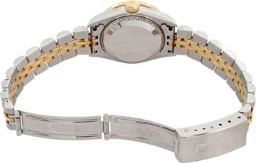 Rolex Ladies Datejust 2-tone with a diamond bezel