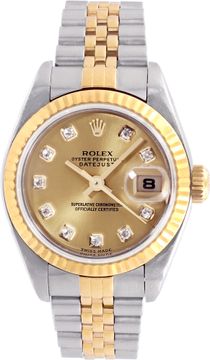 Rolex Datejust 79173 18k & steel 26mm auto watch
