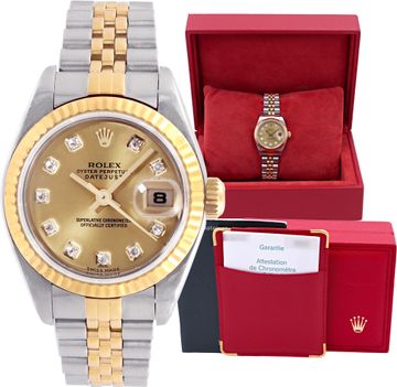 Rolex Datejust 79173 18k & steel 26mm auto watch Rolex Datejust 26mm 79173 Ladies Watch Collection
