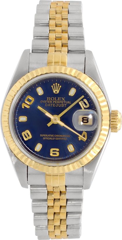 ROLEX DATEJUST 79173 8コマ Pre-owned Rolex Datejust 79173 18k & steel 26mm W530228 | Gray & Sons