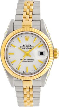 Rolex Datejust 79173 18k & steel 26mm auto watch
