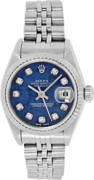 Rolex Datejust 79174 Stainless Steel sodalite dial 26mm Automatic watch Rolex Datejust 26mm 79174 Ladies Watch Collection