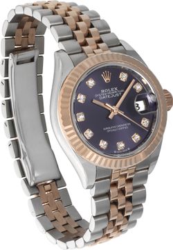 Rolex Datejust 279171 Stainless Steel Grape dial 28mm Automatic watch