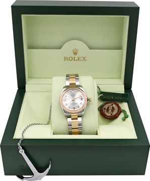 Rolex Datejust 178241 stainless steel & rose gold 31mm auto watch