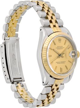 Rolex Datejust 68273 18k & steel 31mm auto watch