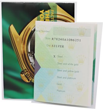 Rolex Datejust 78240 Stainless Steel Silver dial 31mm Automatic watch