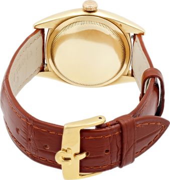 Rolex Datejust 6075 18k 35mm auto watch