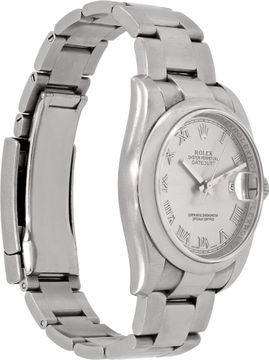 Rolex Datejust 116200 Stainless Steel Silvered sunray dial 36mm Automatic watch