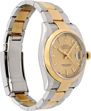 Rolex Datejust 116203 Stainless Steel Champagne dial 36mm Automatic watch