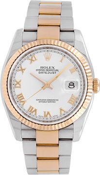 Rolex Datejust 116231 Stainless Steel White dial mm Automatic watch