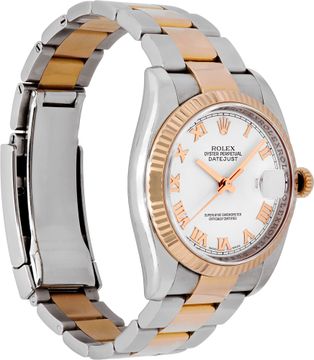 Rolex Datejust 116231 Stainless Steel White dial mm Automatic watch