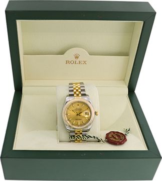 Rolex Datejust 116233 Stainless Steel Champagne dial 36mm Automatic watch