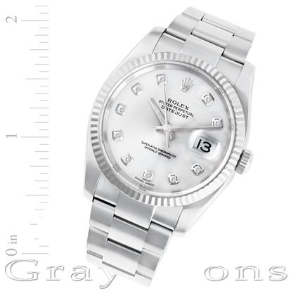 ユメページです。 Preowned Rolex Datejust 116234 Stainless Steel W517598 | Gray & Sons