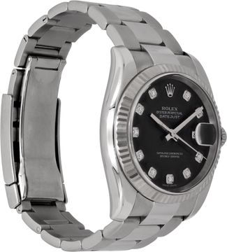 Rolex Datejust 116234 Stainless Steel Black dial 36mm Automatic watch