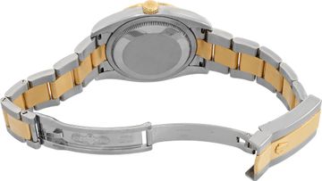 Rolex Datejust 2-tone with a original green diamond dial