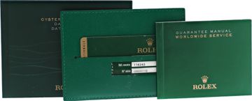 Rolex Datejust 2-tone with a original green diamond dial