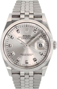Rolex Datejust 126200 Stainless Steel Silver dial 36mm Automatic watch