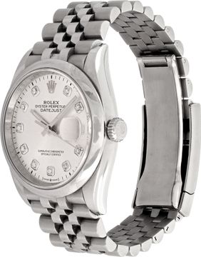 Rolex Datejust 126200 Stainless Steel Silver dial 36mm Automatic watch