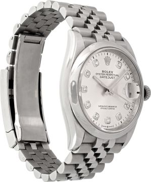 Rolex Datejust 126200 Stainless Steel Silver dial 36mm Automatic watch