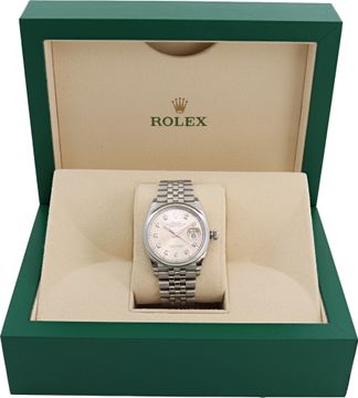 Rolex Datejust 126200 Stainless Steel Silver dial 36mm Automatic watch