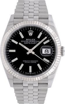 Rolex Datejust 126234 Stainless Steel Black dial 36mm Automatic watch Rolex Datejust 36mm 126234 Mens Watch Collection