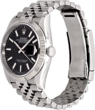 Rolex Datejust 126234 Stainless Steel Black dial 36mm Automatic watch