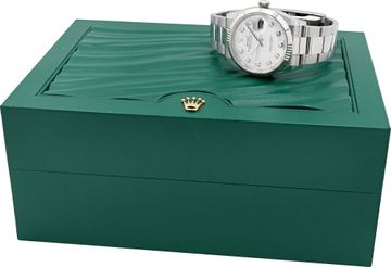 Rolex Datejust in stainless steel MOP original diamond dial