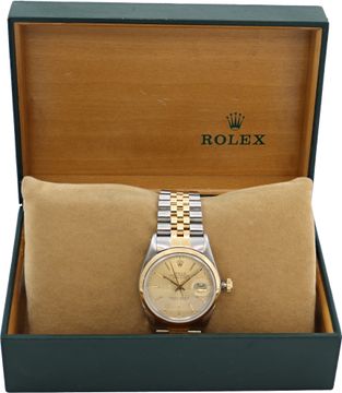 Rolex Datejust 16003    Stainless Steel    Champagne dial 36mm    Automatic watc