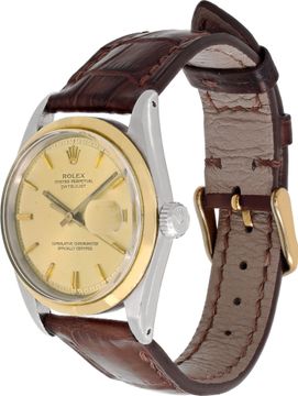 Rolex Datejust 1600 14k & Stainless Steel Champagne dial 36mm Automatic watch