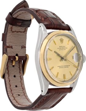 Rolex Datejust 1600 14k & Stainless Steel Champagne dial 36mm Automatic watch