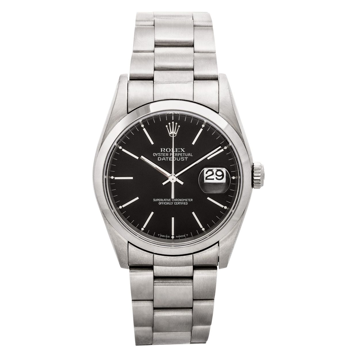 Preowned Rolex Datejust 16200 stainless steel 44mm auto |