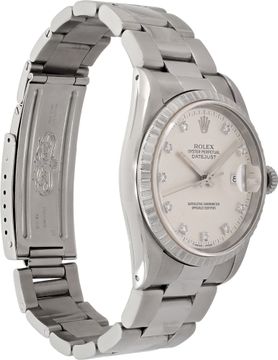 Rolex Datejust 16220 Stainless Steel Silver dial 36mm Automatic watch