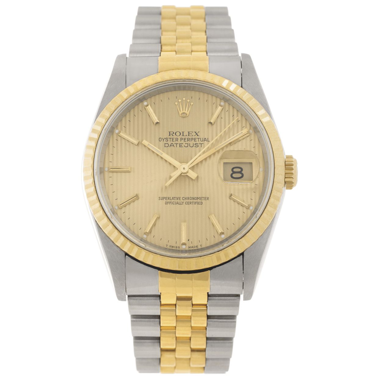 〇純正 ROLEX 16233駒 YG×SS DATEJUST ジュビリーブレス