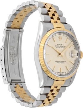 Rolex Datejust 16233 Stainless Steel Silver dial 36mm Automatic watch