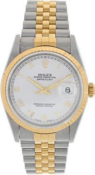Rolex Datejust 16233 Stainless Steel White dial 36mm Automatic watch Rolex Datejust 36mm 16233