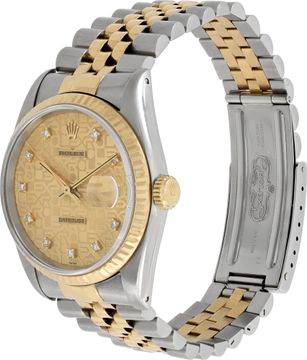 Rolex Datejust 16233 18k & steel 36mm auto watch