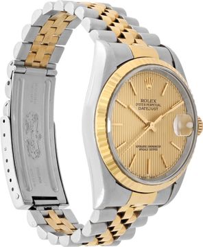 Rolex Datejust 16233 Stainless Steel Gold dial 36mm Automatic watch