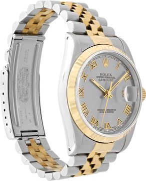 Rolex Datejust 16233 Stainless Steel Gray dial 36mm Automatic watch