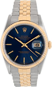 Rolex Datejust 16233 18k & steel 36mm auto watch Rolex Datejust 36mm 16233 Mens Watch Collection