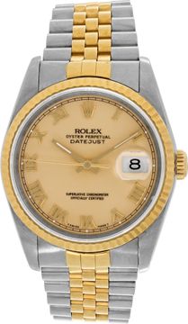 Rolex Datejust 16233 18k & steel 36mm auto watch Rolex Datejust 36mm 16233 Mens Watch Collection