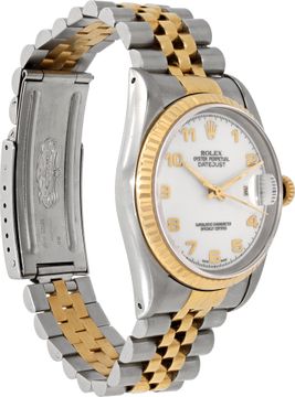 Rolex Datejust 16233 18k & steel 36mm auto watch