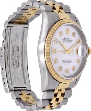 Rolex Datejust 16233 18k & steel 36mm auto watch