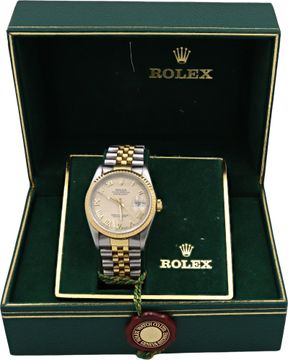 Rolex Datejust 16233 18k & steel 36mm auto watch