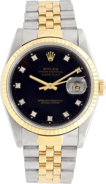 Rolex Datejust 16233 18k & steel 36mm auto watch Rolex Datejust 36mm 16233 Mens Watch Collection