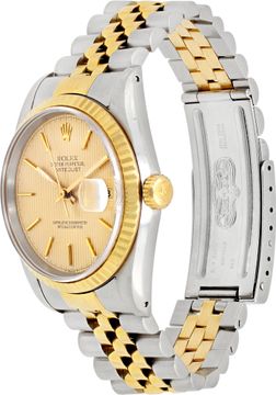 Rolex Datejust 16233 18k & steel 36mm auto watch
