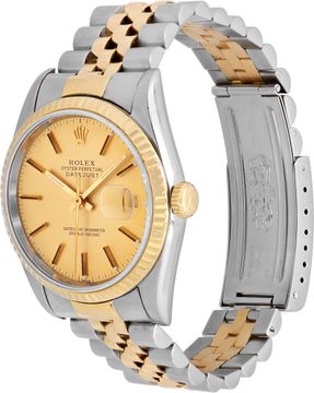 Rolex Datejust 16233 Stainless Steel Champagne dial 36mm Automatic watch
