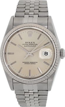 Rolex Datejust 16234 Stainless Steel Silver dial 36mm Automatic watch